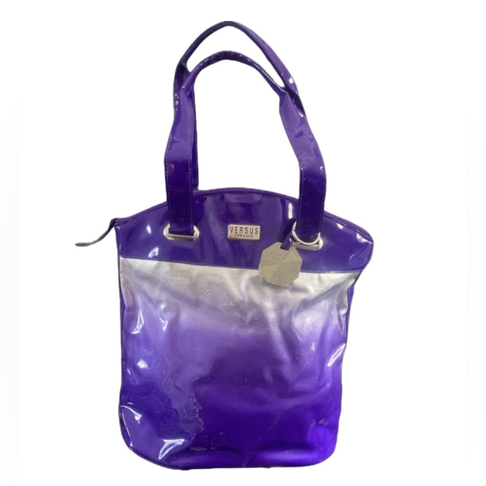 NWOT Versace Versus Purple PVC Deadstock Bag - Picture 2 of 6